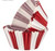 Carnival Circus Red White Striped Cupcake Liners Birthday Party Baking Cups 50 Ct.