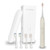 Electric Toothbrush Clean as Dentist Rechargeable Sonic Toothbrush with Smart Timer 6Hours Charge Minimum 90 Days Use 5 Optional Modes Powered Toothbrushes for Adults with 4 Brush HeadsWhite