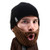 Beard Head Stubble Populous Beard Beanie -Funny Knit Hat and Fake Beard Costume