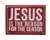 Primitives by Kathy Box Sign, 4 by 3-Inch, Jesus is The Reason