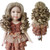 MUZI WIG Doll Hair Wig Long Wavy Heat Resist Doll Wigs for 18 American Dolls 27
