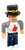 ROBLOX Series 3 Treelands: Shopkeeper action Figure mystery box + Virtual Item Code 2.5"