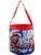 Paw Patrol Boys Girls Collapsible Nylon Gift Basket Bucket Toy Storage Tote Bag One Size BlueRed