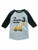 Tstars Construction Party 3rd Birthday Gift 34 Sleeve Baseball Jersey Toddler Shirt Dark Gray 3T