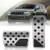 BORDAN Accelerator Gas Pedal Brake Pedal Cover Aluminum Alloy Foot Pedal Pads Kit for 2011-2019 Grand Cherokee Dodge Durango
