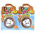 Poo Doo Goo Poop Slime Putty Ooze with emoji carry case (2 Pack)