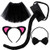 URATOT 4 Packs Cat Ear Headband Bowtie Tail Cat Tutu Skirt Women Halloween Costume Accessories