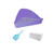 Tfwadmx Guinea Pig Litter Box Small Animal Corner Litter Pan Tray for Cage Potty Training Toilet for Rabbit Ferret Rat Chinchilla Hedgehog Rodent Purple 3Pcs