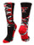 Texas Tech Red Raiders Woodland Camo Crew Socks BlackScarlet Medium