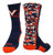 TCK Virginia Digital Camo Crew Socks NavyOrangeWhite Medium