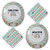 Boho Tribal Baby Shower Party Supplies - Welcome Little One Paper Dinner Plates and Luncheon Napkins Serves 16