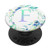 Letter F Blue Green Teal Purple Ombre Initial Monogram F PopSockets Grip and Stand for Phones and Tablets