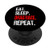 Eat Sleep Drag Race Repeat PopSockets Grip and Stand for Phones and Tablets