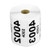 1000 Labels - Reverse Number Stickers 4001-5000 Consecutive Numbers Labels for Inventory 4 x 2 inch  1 RollWhite