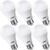 A19 LED Light Bulbs 60 Watt Equivalent, SANSUN 3000K Soft White, Non-Dimmable, 6-Pack