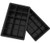 Ozera 2 Pack Silicone Ice Cube Tray Molds Candy Mold Cake Mold Chocolate Mold, 15 Cavity, Black
