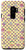 Galaxy S9 Cupcake Pattern Yellow Checkered Board Background Art Case