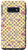 Galaxy S10e Cupcake Pattern Yellow Checkered Board Background Art Case