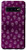 Galaxy S10 Halloween Design Creepy Skull Head Skeleton Violet Phone Case
