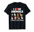 I Love Animals I Dont Eat Them Funny Vegan Vegetarian Gift T-Shirt