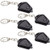 Finware 5 Pack Mini LED Keychain Flashlight, Ultra Bright Key Ring Light Torch, Batteries Included