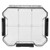 Husky 6 in_ 6-Compartment Semi-Transparent Heavy-Duty Waterproof Storage Bin Small Parts Organizer