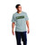 Champion Mens Classic Graphic Tee Oxford Gray - Camo Box Script X Large