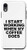 iPhone XR Funny Humorous Saying I Start Working When My Coffee Does B Case