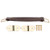 Guitar Amplifier Handle PU Leather Internal Steel Leather Style Replacement Strap Handle Amp Handle Strap for Guitar Amplifiers Speaker brown