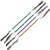 Rhode Island Novelty 18 Inch Tinsel Batons One Dozen