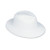 White Velour Fedora Party Accessory 1 count