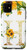 iPhone 11 Sunflower Letter H Monogrammed Initial White Case