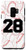 Galaxy S9 Baseball Case Number 28 Twenty Eight Case