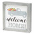 Collins Welcome Home Rustic Galvanized Metal Framed Pickup Truck Sign