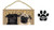 WolfDreamsDecor 5 x 10 Lovable Pugs Welcome Wood Plaque  Who Rescued Who? Paw Print Car Magnet Dog Lover Gift
