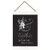 P_ Graham Dunn Built A Life Dark Floral 19 x 12_25 Canvas and Pine Wood Hanging Banner Art Sign