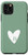iPhone 11 Pro Cute Hand Drawn White Heart with Personalized Letter B Green Case