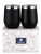 SUNWILL Insulated Wine Tumbler with Lid Black 2 pack Double Wall Stainless Steel Stemless Insulated Wine Glass 12oz Durable Insulated Coffee Mug for Champaign Cocktail Beer Office