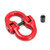 QWORK G80 Alloy Steel Hammerlock Coupling Link Connecting Link 12 Red Painted 12000 lbs Working Load Limit