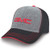 GMC Black Gray Red Flex Fit Sandwich Brim Cotton Hat - LXL