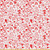 Lunarable Hearts Fabric by The Yard Monochrome Valentines Day Inspired Hearts Sketch Drawing Style Stretch Knit Fabric for Clothing Sewing and Arts Crafts 1 Yard Vermilion White
