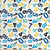 Ambesonne Numbers Fabric by The Yard Math Themed Numbers Pattern Algebra School Learning Education Themes Colorful Image Decorative Fabric for Upholstery and Home Accents 1 Yard Indigo Yellow