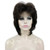 Aimole Short Layers Shaggy Full Wig Natural Wavy Wigs Synthetic Hair Women Capless Wig 6 Chestnut Brown
