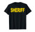 Sheriff Shirt Front Print Law Enforcement Clothing