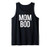 Proud Mom Bod Funny Gym Workout Saying Running Womens Gift Tank Top