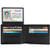 Wallet for Men-Genuine Leather RFID Blocking Bifold Stylish Wallet With 2 ID Window Cross Black