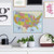 RoomMates Dry Erase Us Map Peel and Stick Giant Wall Decal