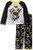 DC Comics Boys Big Superhero Long Sleeve 2 Piece Pajama Set Batman Chibi 2T