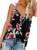 Flowy Tank Tops for Women Summer Cami Sleeveless Shirts Floral V Neck Casual Loose Strappy Camisole Blouses Black M