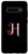 Galaxy S10 Letter H rose pink monogram phone case initial H black Case